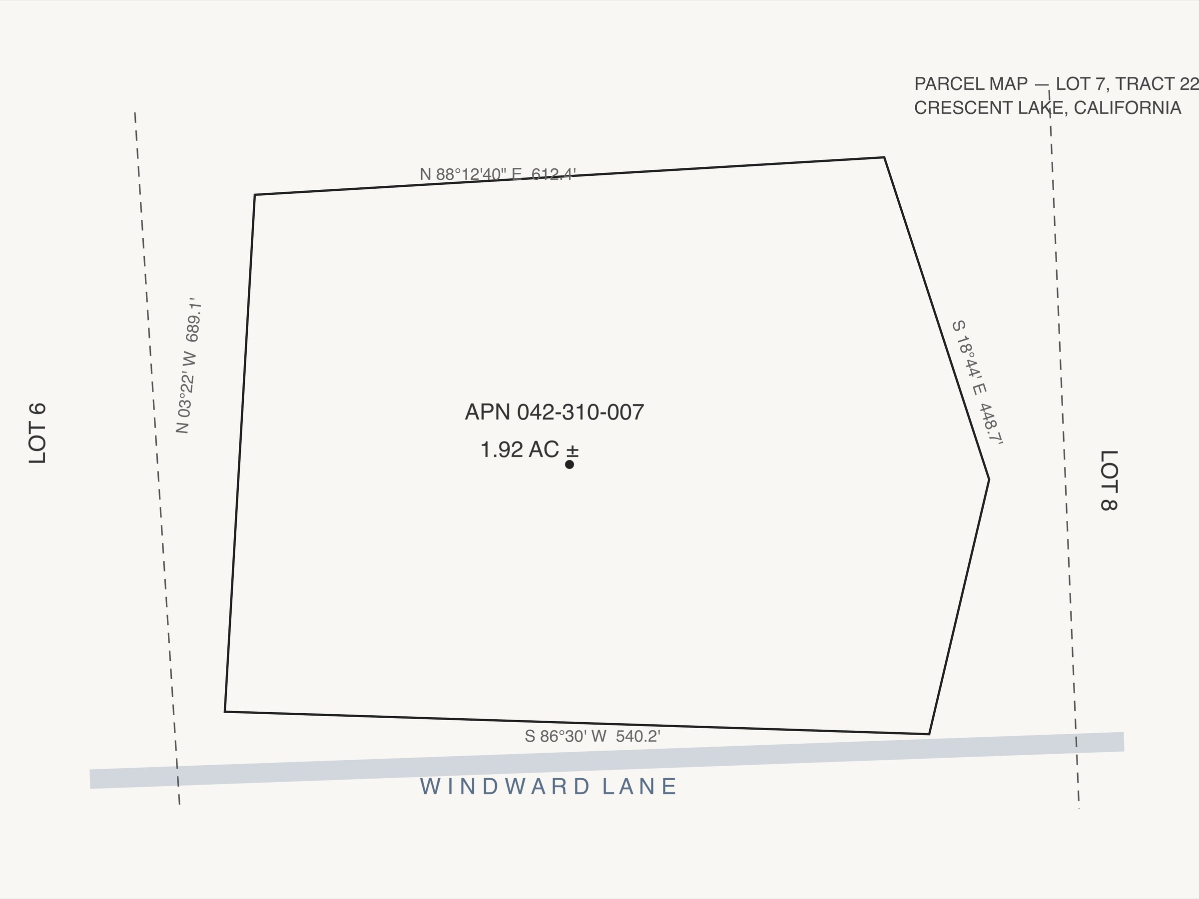 Parcel map — APN 073-241-018